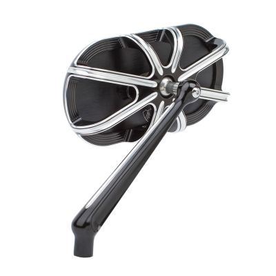 10-Gauge Caged series blk mirror right (FR)