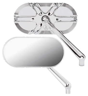 Deep cut Caged series chr mirror left (FR)