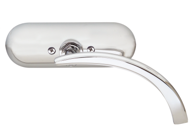 CHROME MINI OVAL MIRROR RIGHT (FR)