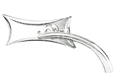CHROME FOUR POINT MIRROR RIGHT (FR)