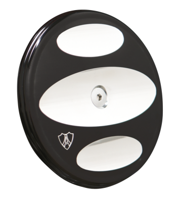 STG-I BILLET COVER, SCALLOPED BLACK