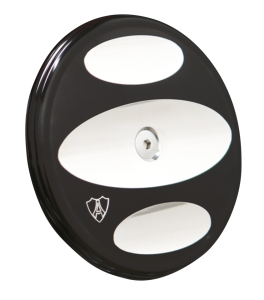 STG-I BILLET COVER, SCALLOPED BLACK (FR)