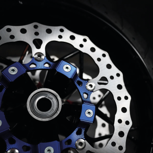 14" Billet Big Brake Rotor Left Blue (FR)