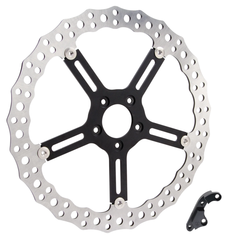 15" Jagged Brake Rotor Left 20-Up HUB (FR)