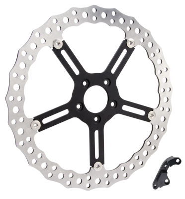 15" Jagged Brake Rotor Left 20-Up HUB