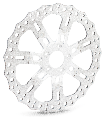 14" 7-valve Brake Rotor, Chrome (FR)