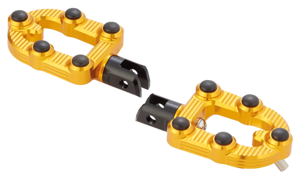 Ness MX PA Foot Pegs Gold ST18-Up (FR)