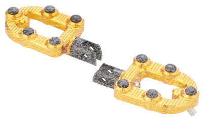 Ness MX PA Foot Pegs Gold ST18-Up (FR)