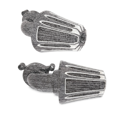 MNSTR SCKR KIT FBW DEEP CUT BK (FR)