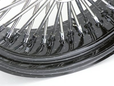 Black spoke Fat Daddy 50 19x3 (FR)