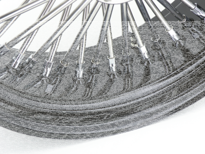 Black spoke Fat Daddy 17X3.5 50 (FR)