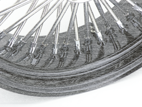 Black w/ chr nipples FD50 16X3.5 (FR)
