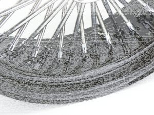 Black w/ chr nipples FD50 17X3.5 (FR)