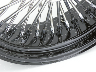 Black spoke Fat Daddy 50 19x2.15 (FR)