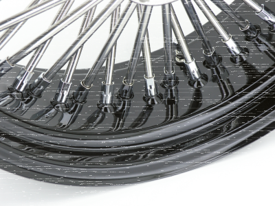 Black spoke Fat Daddy 18X3.5 50 (FR)