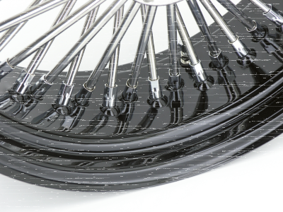 Black w/ chr nipples FD50 18X3.5 (FR)