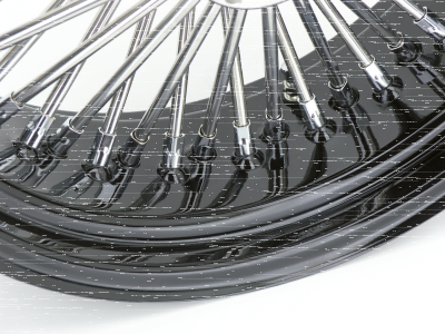 Black w/ chr nipples FD50 16X3.5 (FR)