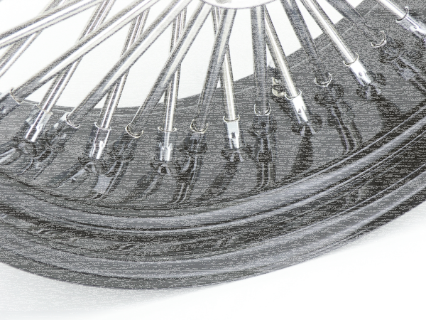 Black spoke Fat Daddy 18X3.5 50 (FR)