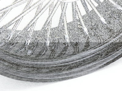 Black spoke Fat Daddy 16X3.5 50 (FR)
