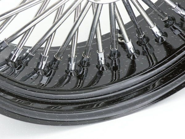 Black w/ chr nipples FD50 17X3.5 (FR)
