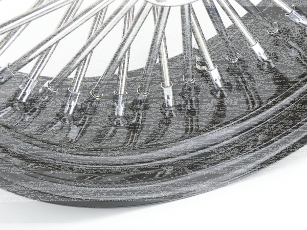 Black spoke Fat Daddy 16X5.5 50 (FR)