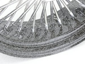 Black w/ chr nipples FD50 17X3.5 (FR)