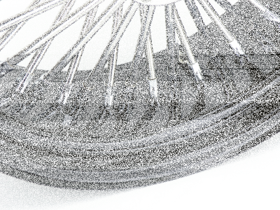 Black spoke Fat Daddy 17X3.5 50 (FR)