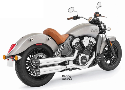 Freedom racing mufflers chr/blk ISC15-24 (FR)