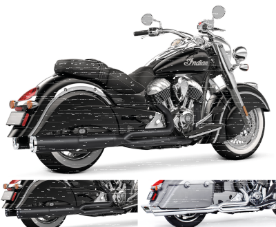 BK/CH 2-1 W/4.5" STRGHT Chief14-21 (FR)