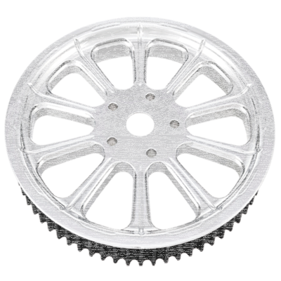 PM Pulley 70Tx1-1/8" Revel Chrome (FR)