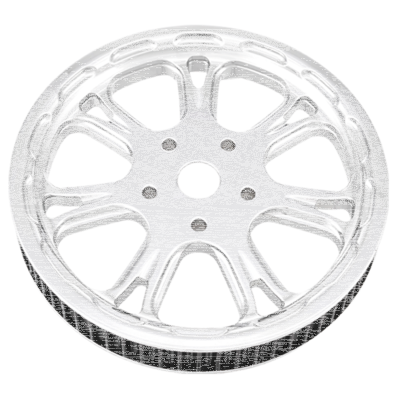 PM Pulley 70Tx1-1/8" Virtue Chrome (FR)