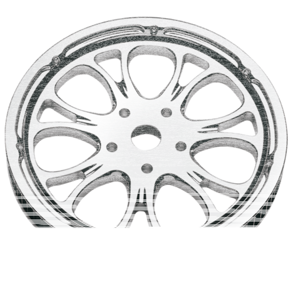 PM Pulley 66Tx1" Heathen Chrome (FR)