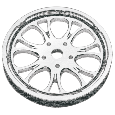 PM Pulley 66Tx1" Heathen Chrome (FR)