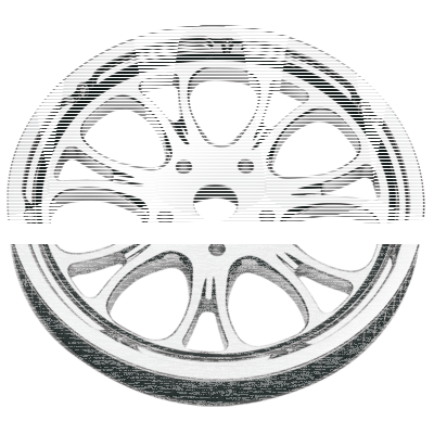 PM Pulley 66Tx1" Heathen Chrome (FR)
