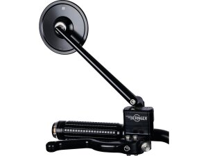 mo.view classic Mirror 180 mm Stem Length, standard Anodized Black