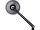 mo.view classic Mirror 180 mm Stem Length, standard Anodized Black