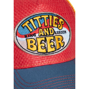 King Kerosin Tities and Beer cap winered One size fits most