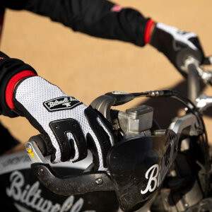Biltwell Anza gloves white/black Size L