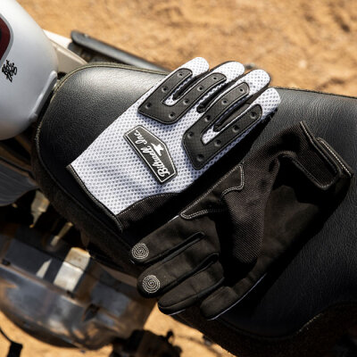 Biltwell Anza gloves white/black Size XL