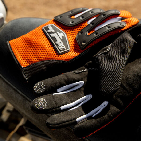 Biltwell Anza gloves orange/black Size XS