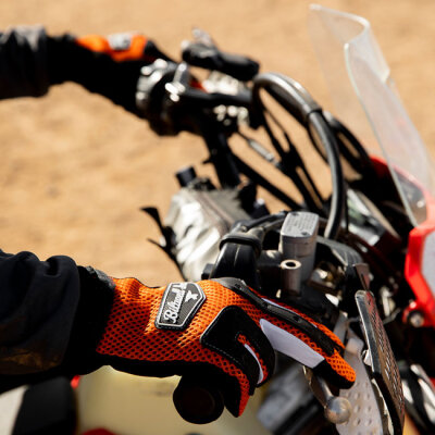 Biltwell Anza gloves orange/black Size XS