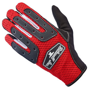 Biltwell Anza gloves red/black Size XS