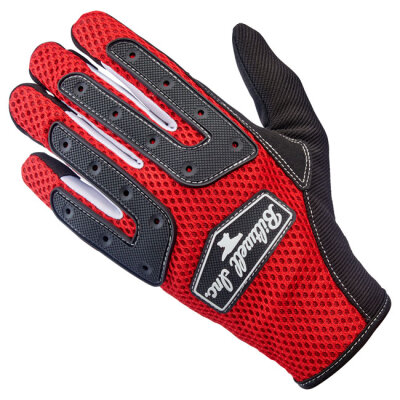 Biltwell Anza gloves red/black Size XS