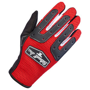 Biltwell Anza gloves red/black Size S