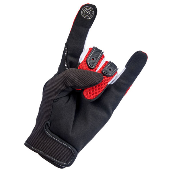 Biltwell Anza gloves red/black Size S