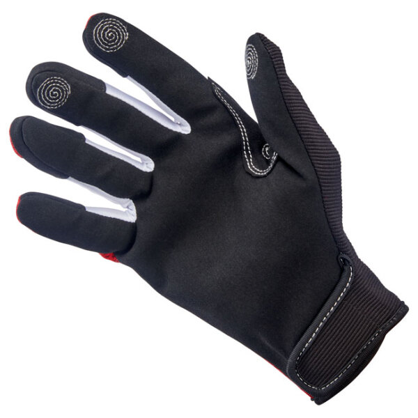 Biltwell Anza gloves red/black Size M