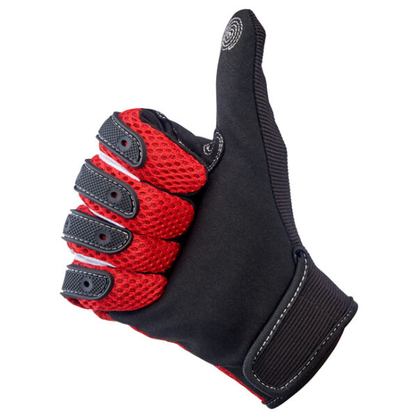 Biltwell Anza gloves red/black Size M