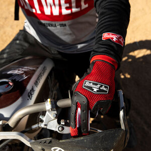 Biltwell Anza gloves red/black Size L