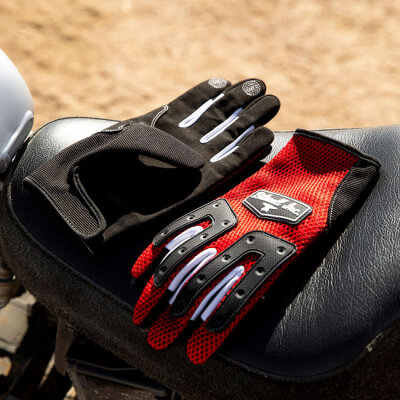 Biltwell Anza gloves red/black Size XL