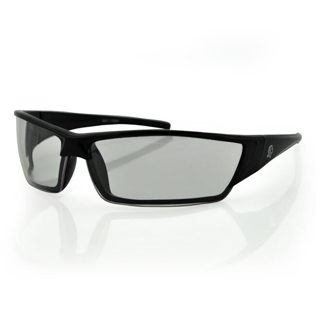 ZANheadgear Utah Sunglass Gloss Black Frame Clear Lens One size fits most